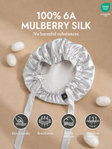 [Silver] SilkSilky  Sleep Cap 002
