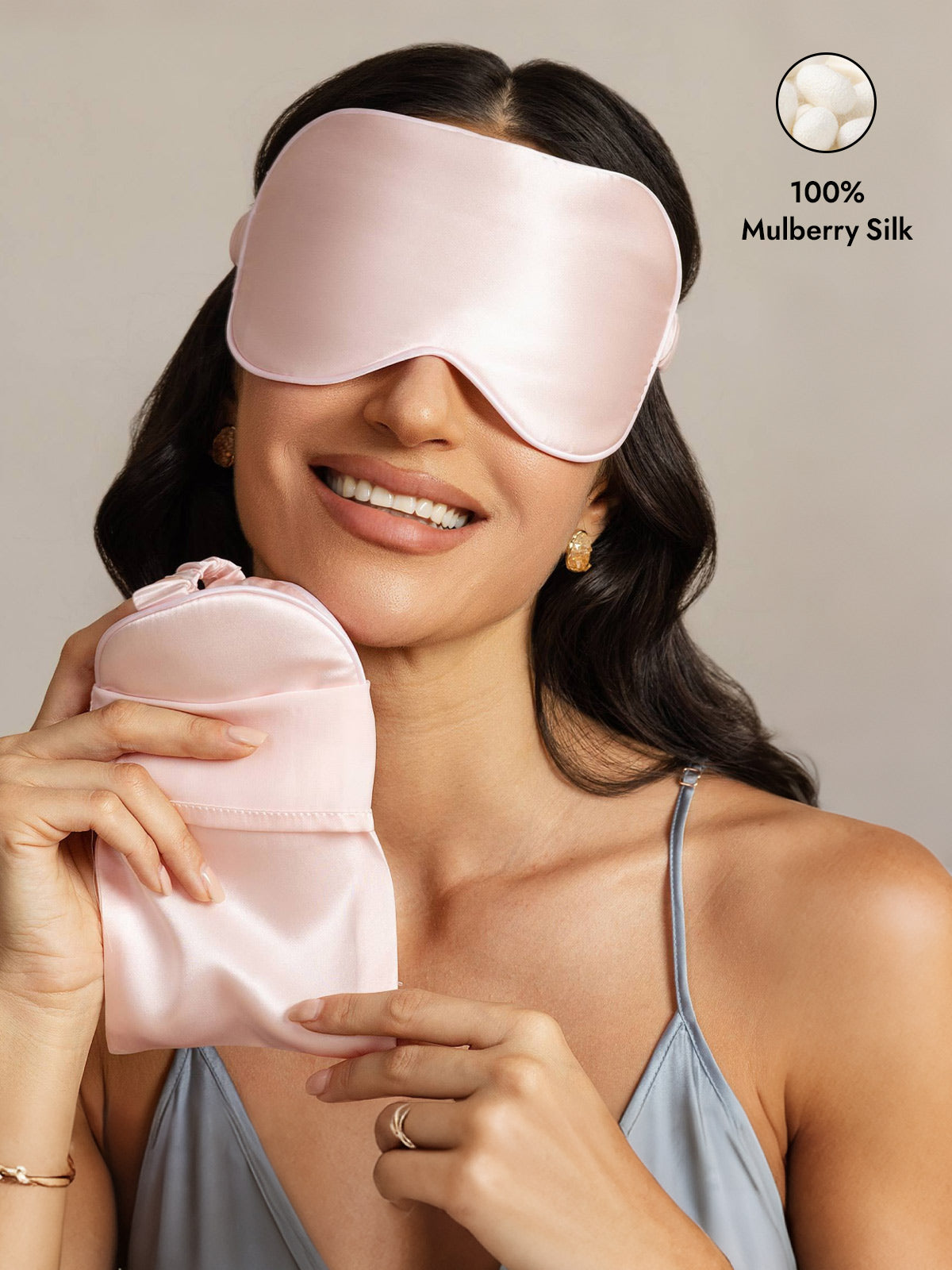 [Pink] SilkSilky  Eye Mask 001