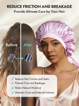 [Lavender] SilkSilky  Sleep Cap 003