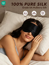[Black] SilkSilky  Eye Mask 002