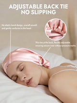 [Light Pink] SilkSilky  Sleep Cap 005