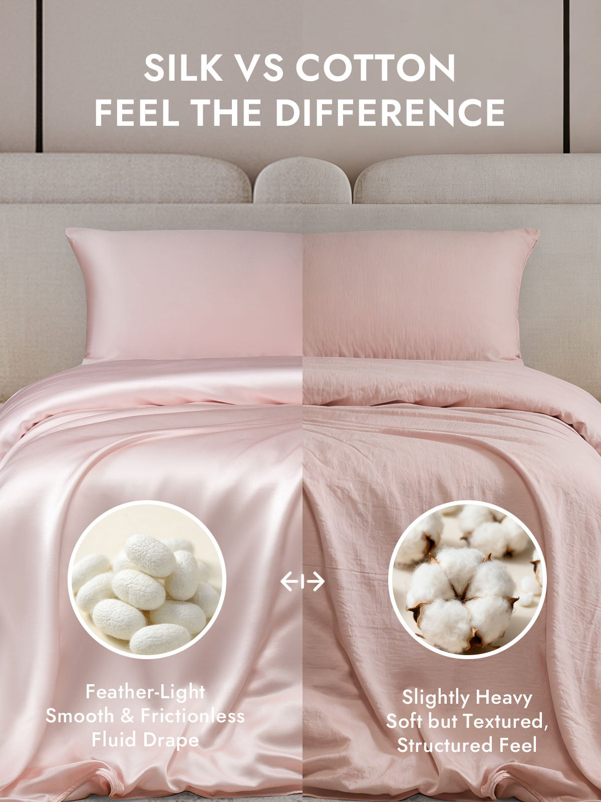 [Pink] SilkSilky  25Momme Duvet Covers 002