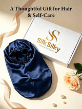 [Dark Blue] SilkSilky  Sleep Cap 006