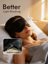 [Black] SilkSilky  Eye Mask 004