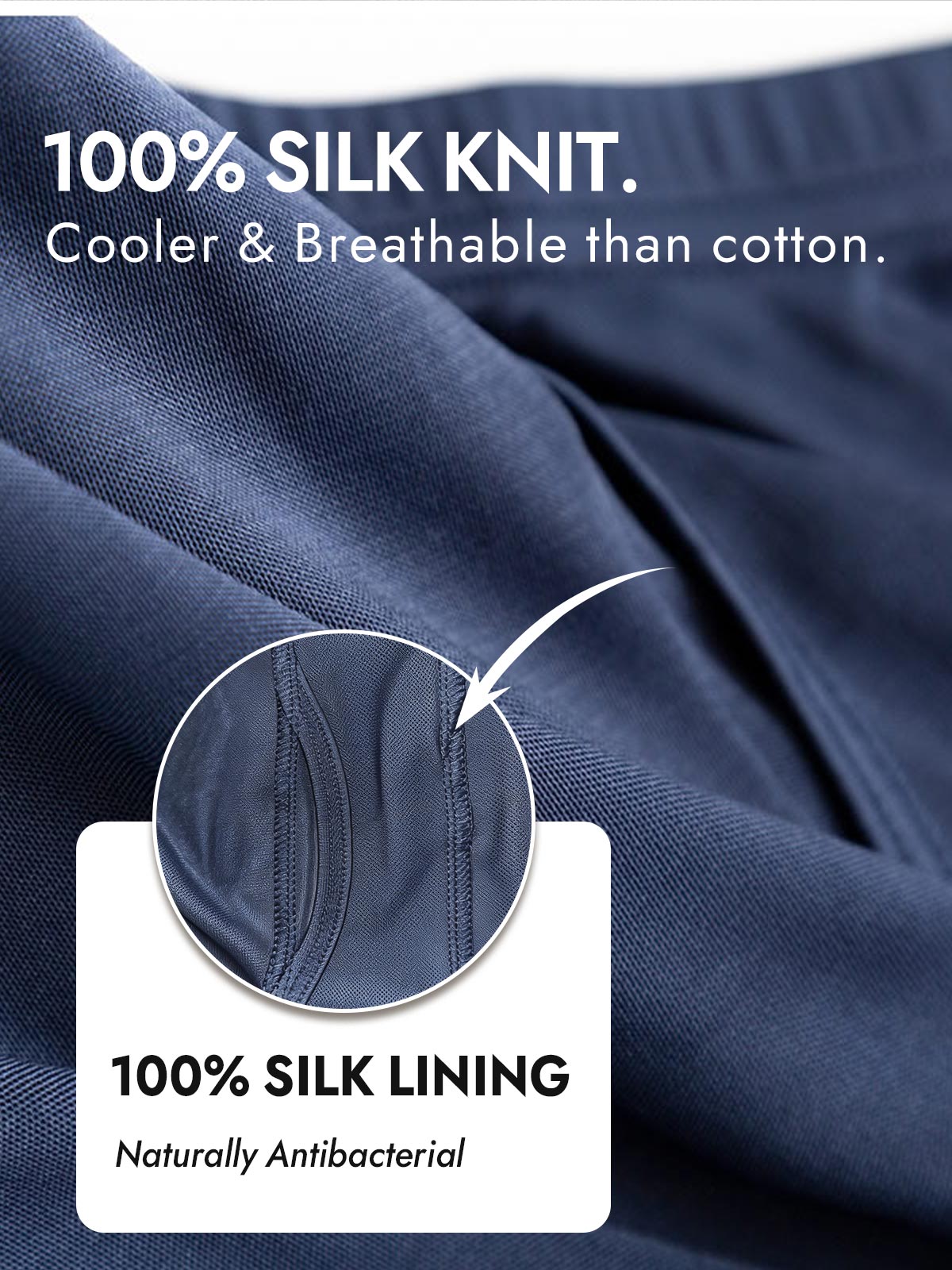 [Dark Blue] SilkSilky  Men's Underwear 002