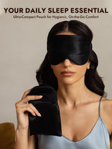 [Black] SilkSilky  Eye Mask 006
