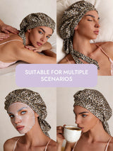 [Leopard] SilkSilky  Sleep Cap 006