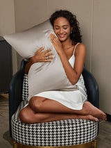 [Gray] SilkSilky  19Momme Pillowcase 002
