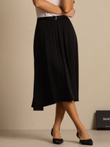 [Black] SilkSilky  Skirt 003