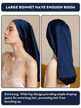 [Dark Blue] SilkSilky  Sleep Cap 003