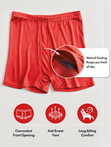 [Red] SilkSilky  Men's Underwear 003