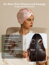 [Pink] SilkSilky  Sleep Cap 004