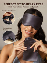 [Dark Gray] SilkSilky  Eye Mask 003