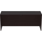 Lorell, LLR18212, Essentials Espresso Laminate Credenza Shell, 1 Each