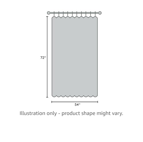 Sun Zero Barrow Energy Efficient Rod Pocket Door Curtain Panel, 54'' X 72'', Brick