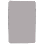 Flash Furniture Wren 30''W x 48''L Rectangular Grey Thermal Laminate Activity Table - Height Adjustable Short Legs