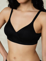 [Black] SilkSilky  Bra 002