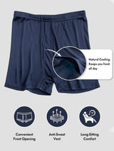 [Dark Blue] SilkSilky  Men's Underwear 003
