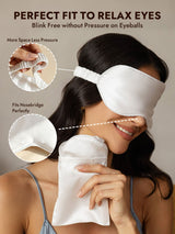 [White] SilkSilky  Eye Mask 003