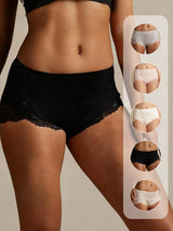 [Black] SilkSilky  Panty 001