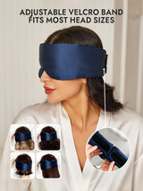 [Dark Blue] SilkSilky  Eye Mask 004