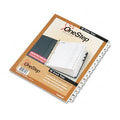 Traditional Onestep Index System, Copier/Printer, White Tabs 1-15, 1 Set (Crd61513)