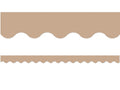 Teacher Created Resources Light Brown Scalloped Border Trim (TCR7129)