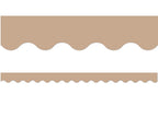 Teacher Created Resources Light Brown Scalloped Border Trim (TCR7129)