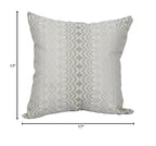 Blazing Needles Square Polyester Jacquard Throw Pillows, 17", Torero Dune 4 Count