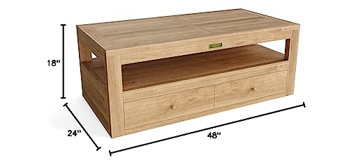 Anderson Teak Teak Copacabana Rectangular Coffee Table Teak Wood