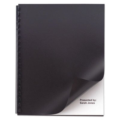 Swingline Gbc - Opaque Plastic Presentation Binding System Covers 11 X 8-1/2 Black 50/Pack 'Product Category: Binders & Binding