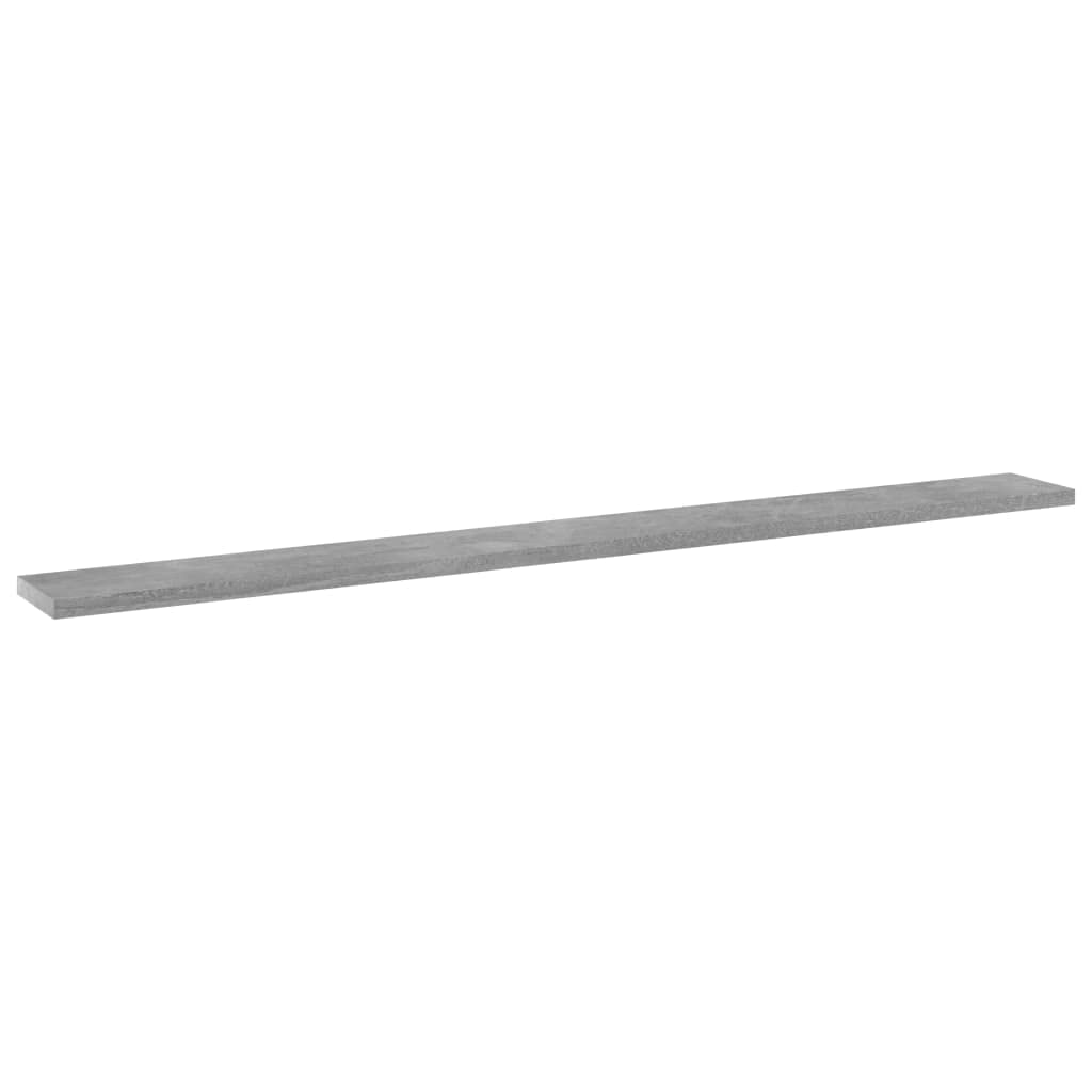 vidaXL Modern Bookshelf Boards 8 pcs Set, Concrete Gray, Engineered Wood, Easy-to-Clean | Replacement or Additional Storage Boards