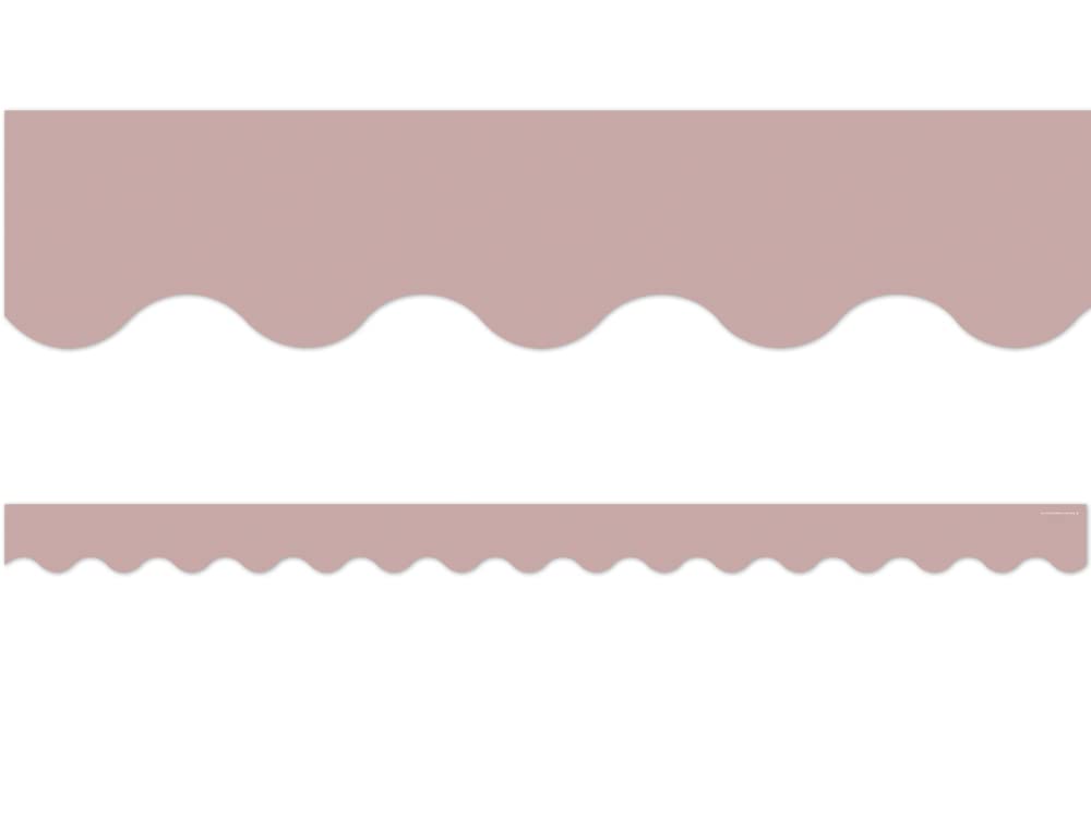 Teacher Created Resources Light Mauve Scalloped Border Trim (TCR1330)