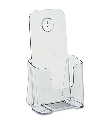 Sourceone Tri-Fold 4 Inch Brochure Holder Wall-Mount Usa Made