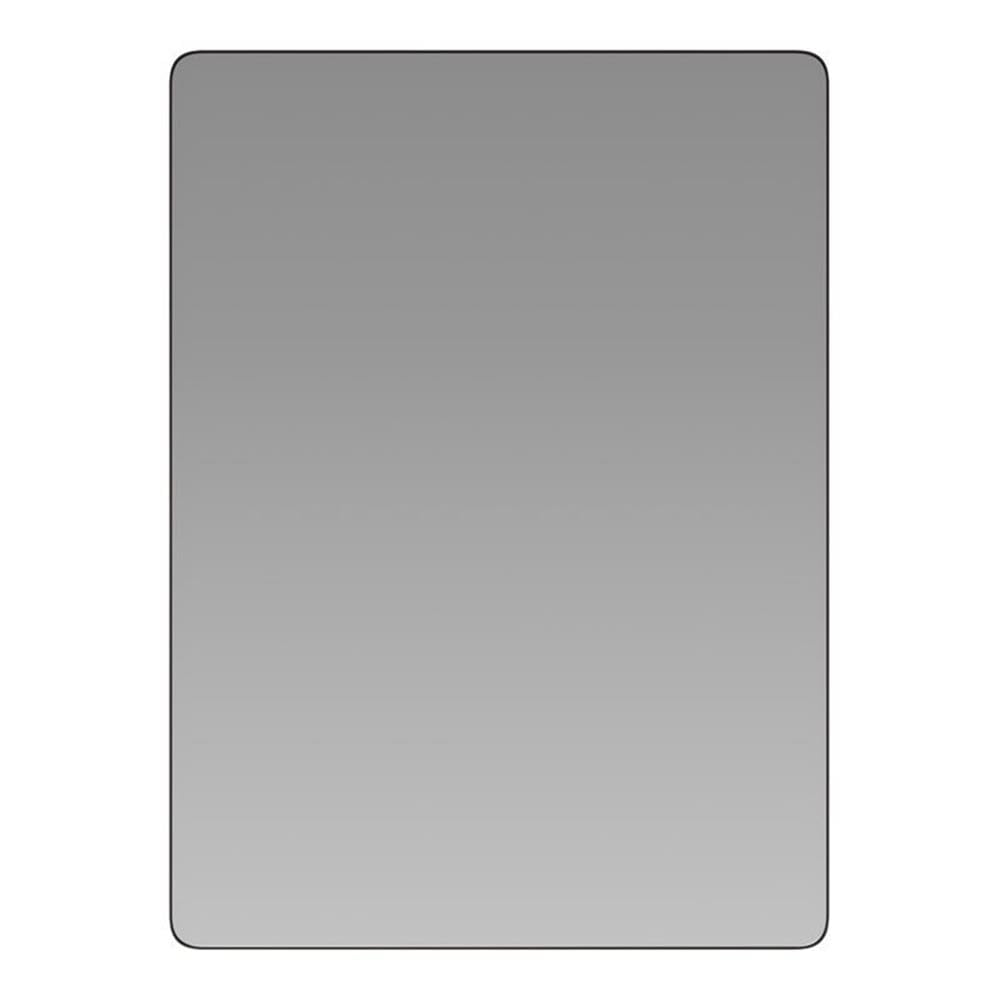 Flash Furniture Susan Large Rectangular Wall Mirror - Black Metal Frame - 22" X 30" Mirror For Bathroom, Vanity, Entryway, Dining Room, & Living Room