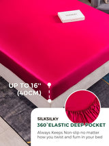 [Wine] SilkSilky  25Momme Bedding Set 004