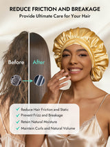 [Champagne] SilkSilky  Sleep Cap 003