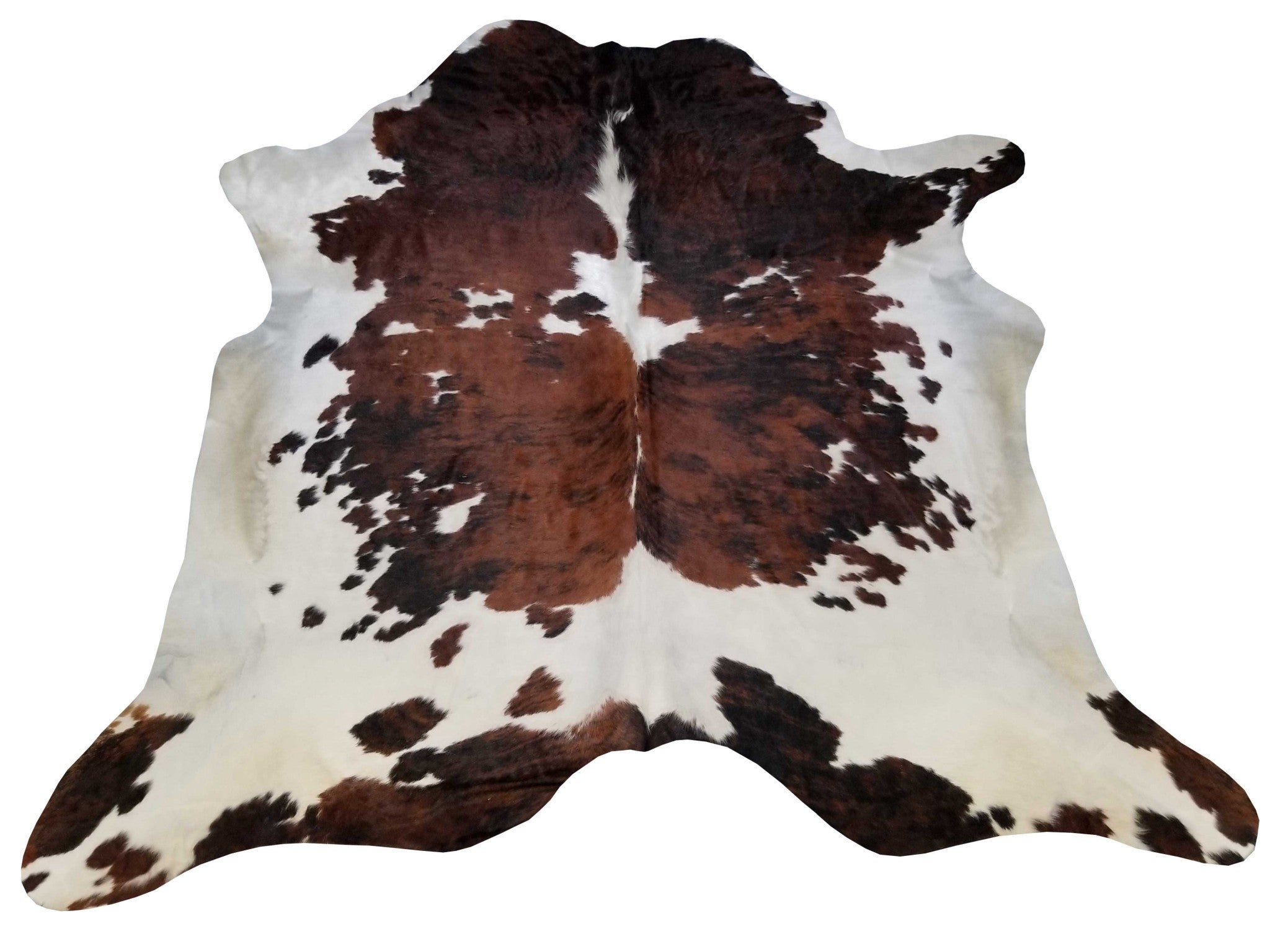 HomeRoots 6 Ft Tri-Colored Brindled Cowhide Rug