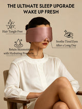 [PaleMauve+LightPink] SilkSilky  Eye Mask 005