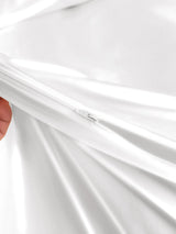 [White] SilkSilky  Duvet Covers 005