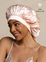 [Light Pink] SilkSilky  Sleep Cap 001