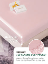 [Pink] SilkSilky  25Momme Bedding Set 004