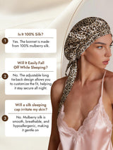 [Leopard] SilkSilky  Sleep Cap 007