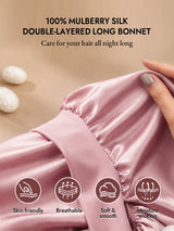 [Pink] SilkSilky Sleep Cap 002