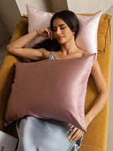 [PaleMauve+LightPink] SilkSilky  19Momme Pillowcase 004
