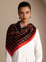 [Black Cherry] SilkSilky Scarf 002
