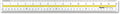 Westcott Acrylic Data Highlight Reading Ruler With Tinted Guide, 15' Clear