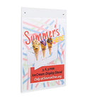 Source One Llc 5 Pack 11 X 17 Wall Mount Clear Large Sign Holders