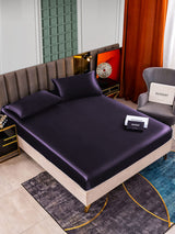 [Deep Purple] SilkSilky  25Momme Bedding Set 001