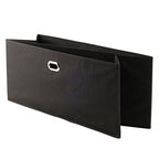 Ergode Wood Torino Folding Fabric Baskets - Versatile Storage Solution for Bedroom (22222-VV)